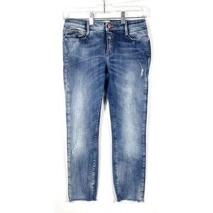 MET Made in Italy Women’s Size 27 Jeans Mid Wash Faded Distressed